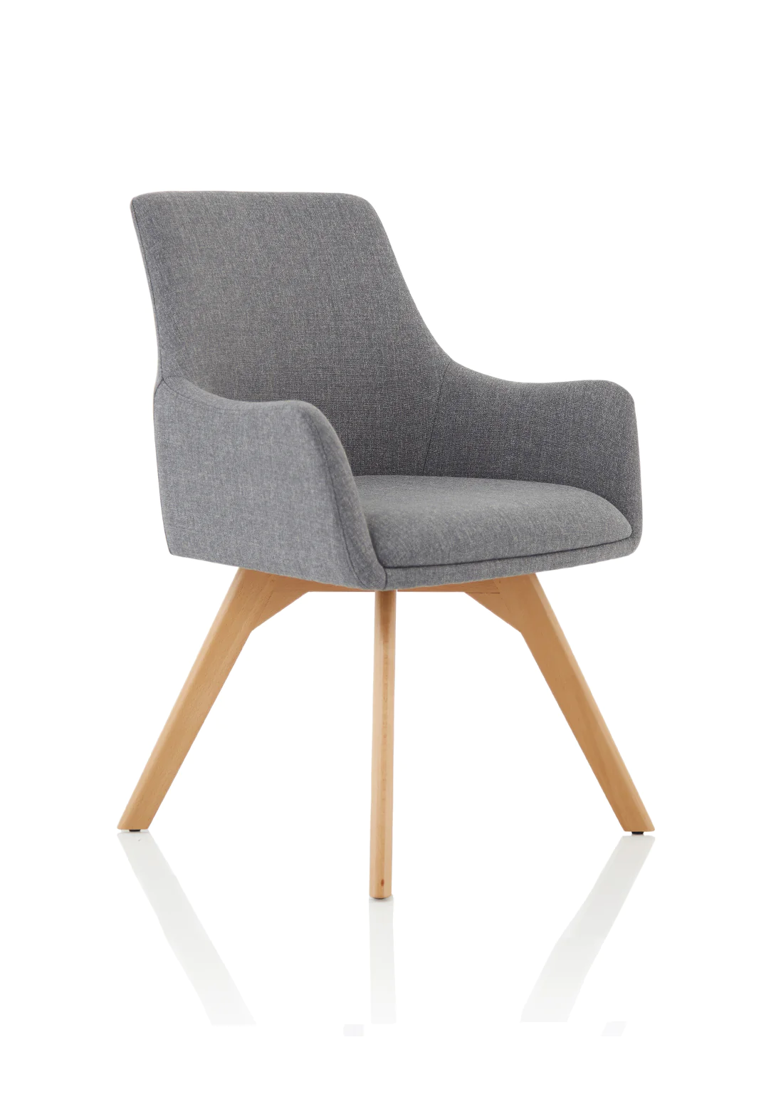 Carmen Chair - Black/Light Grey Leather main image 1