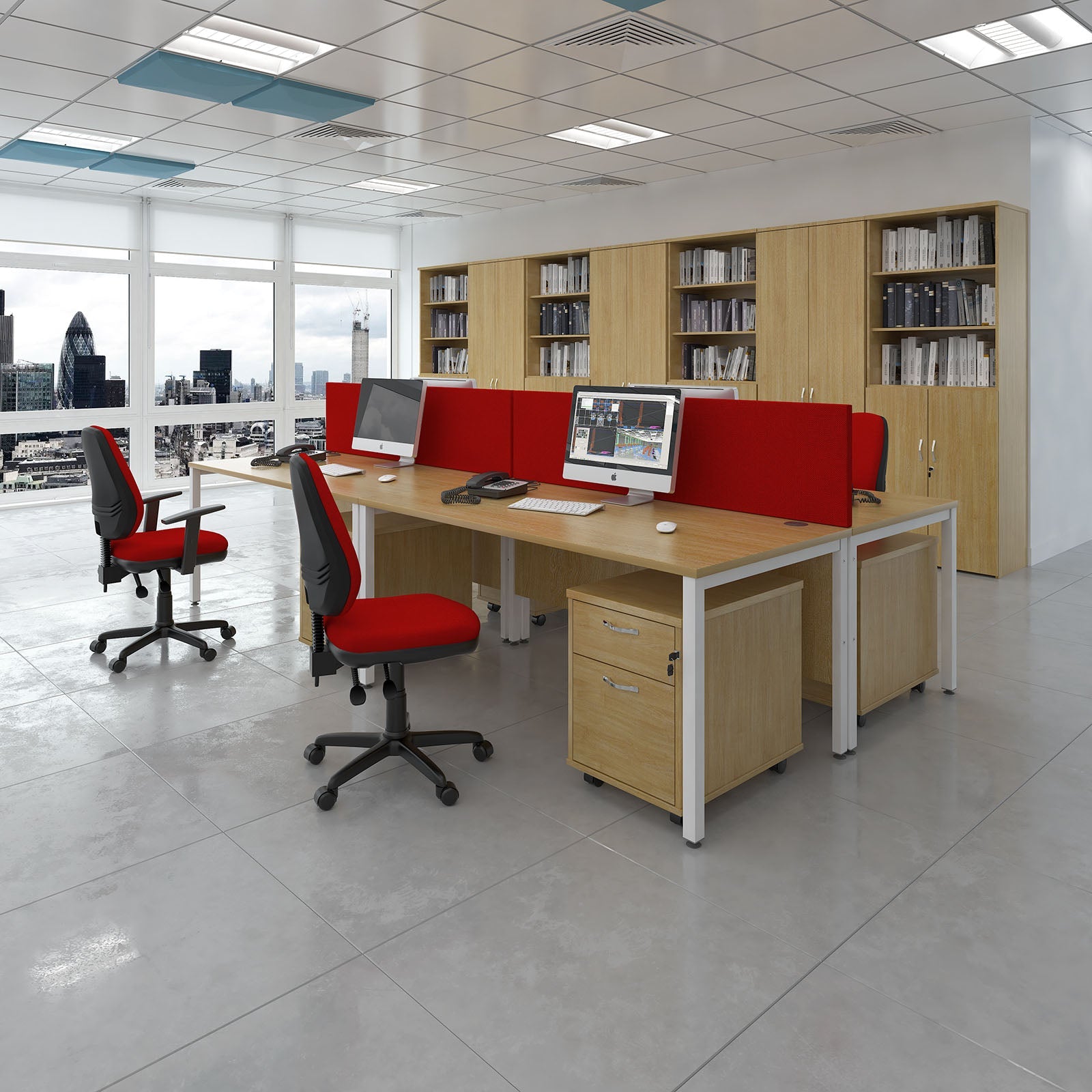 Mastercard Desk Oak Desks– NWOF