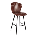 Lars Bar Stool - Genuine Leather - NWOF