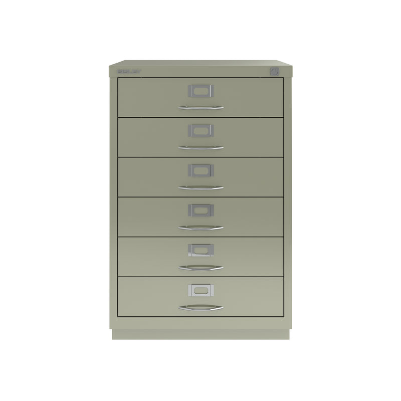 Bisley F-Series 6 Drawer Filing Cabinet