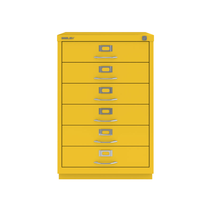 Bisley F-Series 6 Drawer Filing Cabinet