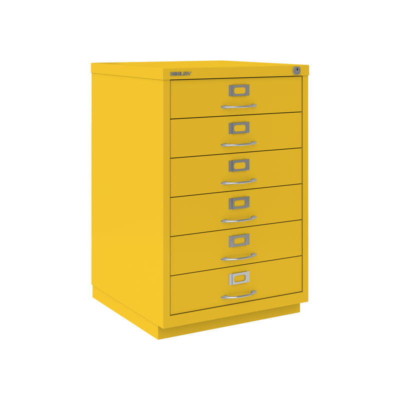 Bisley F-Series 6 Drawer Filing Cabinet