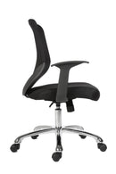 Teknik Office Nova Mesh Back Executive Chair With Black fabric Seat & Removable Fixed Armrests - NWOF