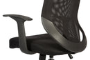 Teknik Office Nova Mesh Back Executive Chair With Black fabric Seat & Removable Fixed Armrests - NWOF