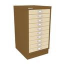 Bisley A3 Series 10 Drawer MultiDrawer Filing Cabinet - NWOF