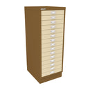 Bisley A3 Series 15 Drawer MultiDrawer Filing Cabinet - NWOF