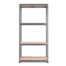 RB Boss 4 x Tier Shelving Unit With Galvanised Steel Frame & MDF Shelves - 1800x900x400mm 300kg UDL - NWOF