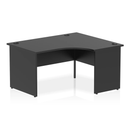 Impulse Crescent Desk With Panel End Leg - Black - NWOF