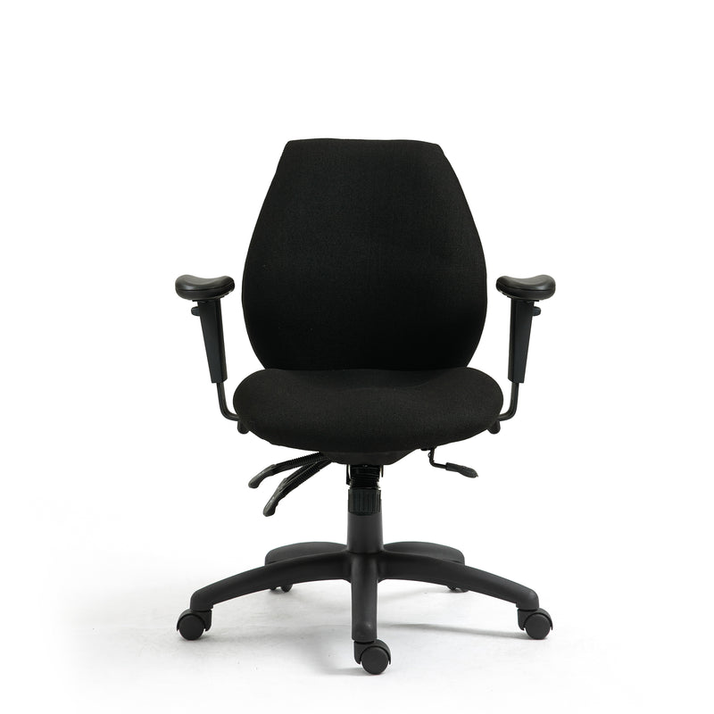 Severn Ergonomic Medium Back Multi-Functional Synchronous Operator Chair - NWOF