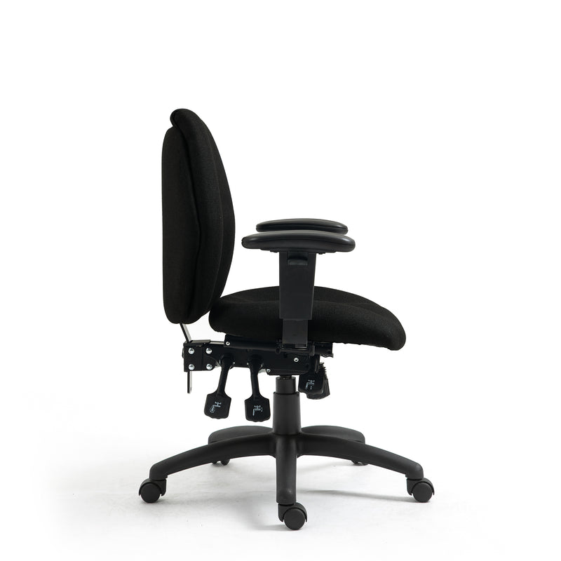 Severn Ergonomic Medium Back Multi-Functional Synchronous Operator Chair - NWOF