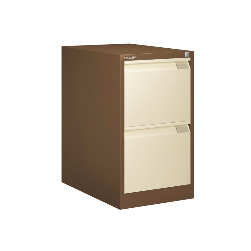 Bisley BS Foolscap 2 Drawer Filing Cabinet