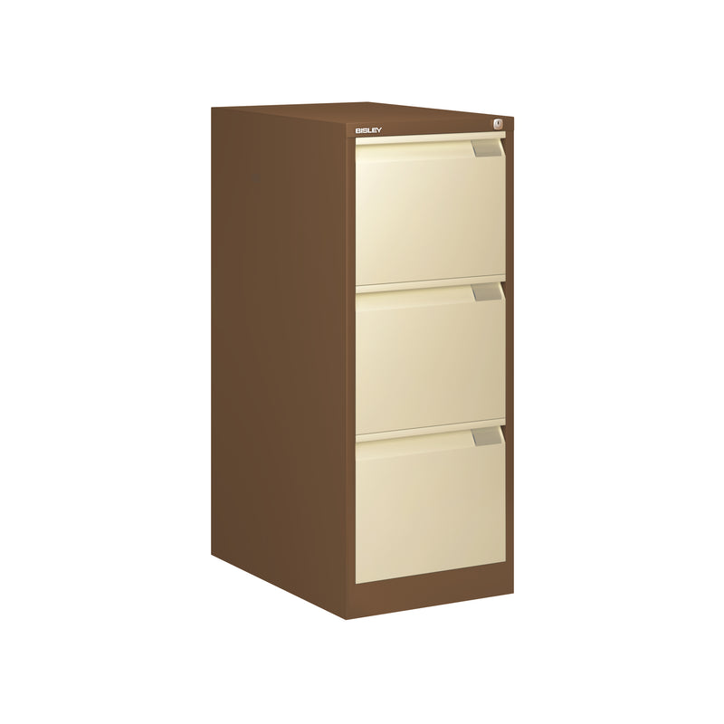 Bisley BS Foolscap 3 Drawer Filing Cabinet