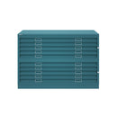 Bisley Plan File - A0 10 Drawer Filing Cabinet - NWOF