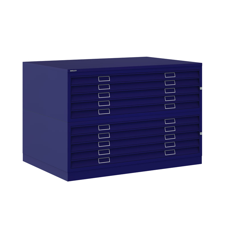 Bisley Plan File - A0 10 Drawer Filing Cabinet