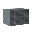 Bisley Plan File - A0 10 Drawer Filing Cabinet - NWOF