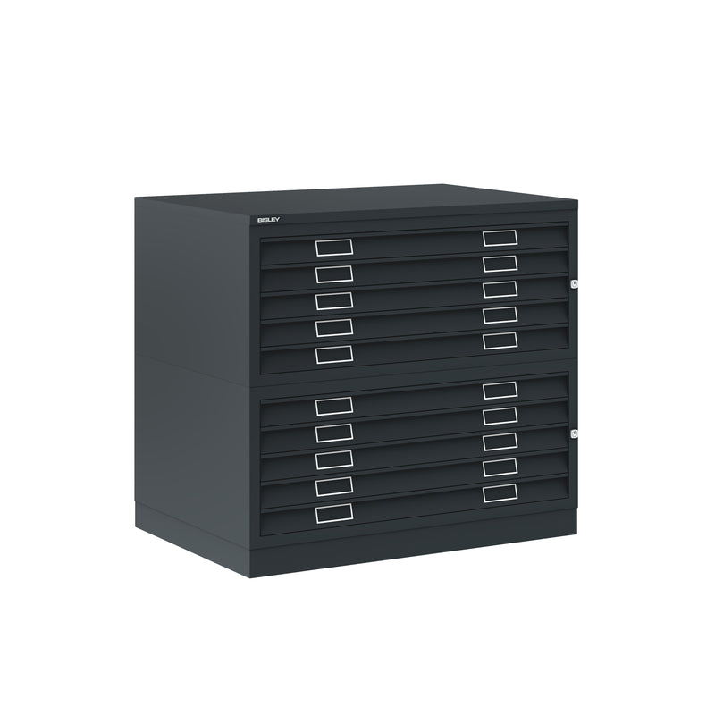 Bisley Plan File - A1 10 Drawer Filing Cabinet