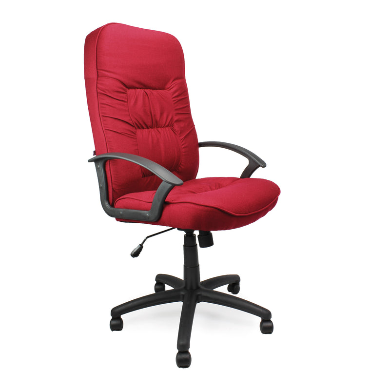 Coniston High Back Fabric Executive Armchair With Sculptured Stitching Detail - NWOF