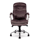 Santiago High Back Italian Leather Faced Synchronous Executive Chair - NWOF