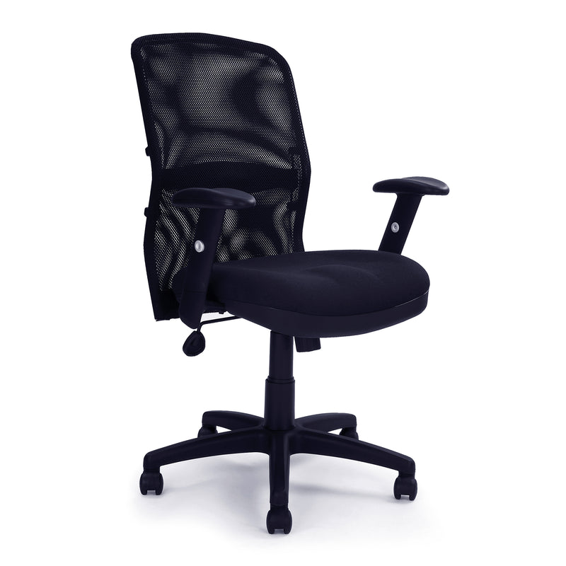 Jupiter Mesh Back Managers Chair With Adjustable Lumbar Support – Black - NWOF