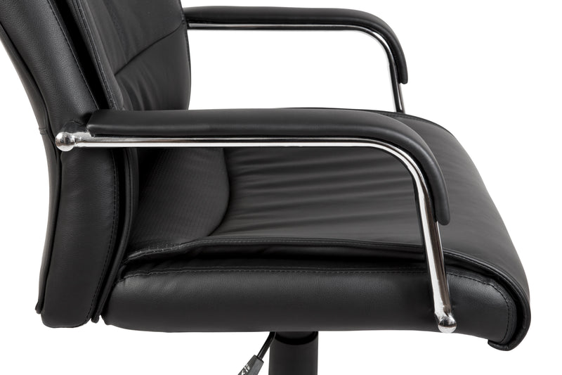 Teknik Office Kendal Luxury Office Chair With Matching Padded Arm Covers & Chrome Five Star Base