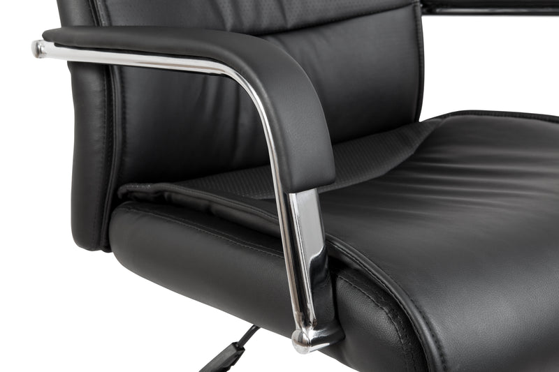 Teknik Office Kendal Luxury Office Chair With Matching Padded Arm Covers & Chrome Five Star Base