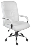Teknik Office Kendal Luxury Office Chair With Matching Padded Arm Covers & Chrome Five Star Base - NWOF