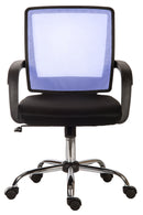 Teknik Office Star Mesh Back Executive Chair With Contrasting Black Fabric Seat & Fixed Armrests - NWOF