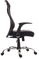 Teknik Office Curve Contemporary Mesh Executive Chair With Lumbar Curved Aerated Back & Retractable Armrests - NWOF