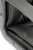 Teknik Office Milan Leather Faced Executive Office Chair With Durable Nylon Armrests & Chrome Five Star Base - NWOF