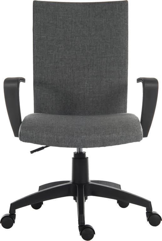 Teknik Office Work Chair With Durable Black Nylon Fixed Armrests & Black Nylon Pyramid Style Base