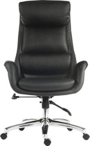 Ambassador Reclining Executive Chair Black With Gull Wing Arms & Independent Recline Function Backrest - NWOF