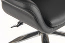 Ambassador Reclining Executive Chair Black With Gull Wing Arms & Independent Recline Function Backrest - NWOF