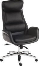 Ambassador Reclining Executive Chair Black With Gull Wing Arms & Independent Recline Function Backrest - NWOF