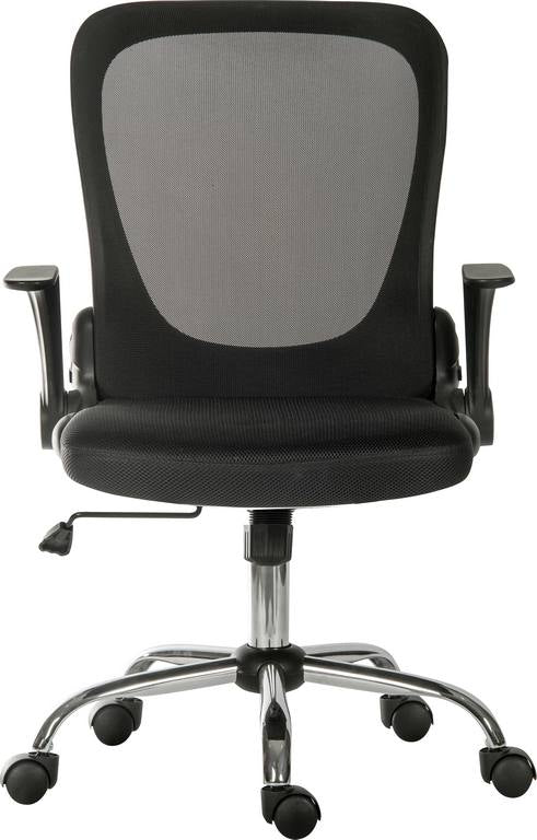 Flip Mesh Executive Chair With Fixed Mesh Backrest & Flip Up Armrests