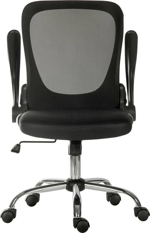 Flip Mesh Executive Chair With Fixed Mesh Backrest & Flip Up Armrests