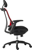 Rapport Mesh Luxury Curved Executive Chair With Removable Headrest & Height Adjustable Arms - NWOF