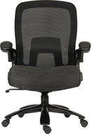 Teknik Office Hercules Heavy Duty Executive Chair With Mesh Backrest & Flip Up Arms - 35 Stone Weight Capacity - NWOF