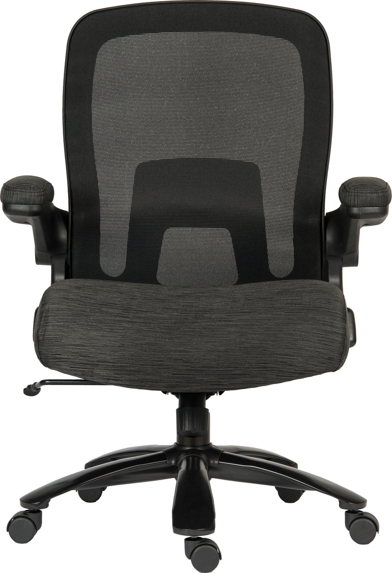 Teknik Office Hercules Heavy Duty Executive Chair With Mesh Backrest & Flip Up Arms - 35 Stone Weight Capacity