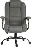 Teknik Office Goliath Duo Heavy Duty Fabric Executive Office Chair With Padded Armrests - NWOF