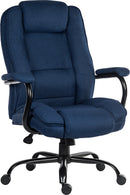 Teknik Office Goliath Duo Heavy Duty Fabric Executive Office Chair With Padded Armrests - NWOF