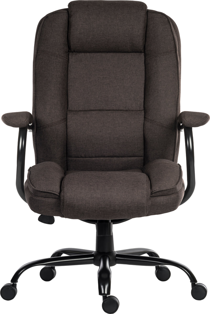 Teknik Office Goliath Duo Heavy Duty Fabric Executive Office Chair With Padded Armrests