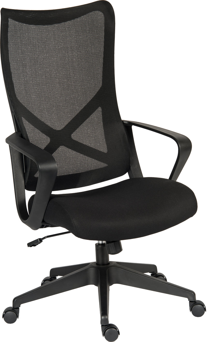 Teknik Office Contour Contemporary Mesh Executive Chair With Curved Aerated Back & Breathable Mesh Seat