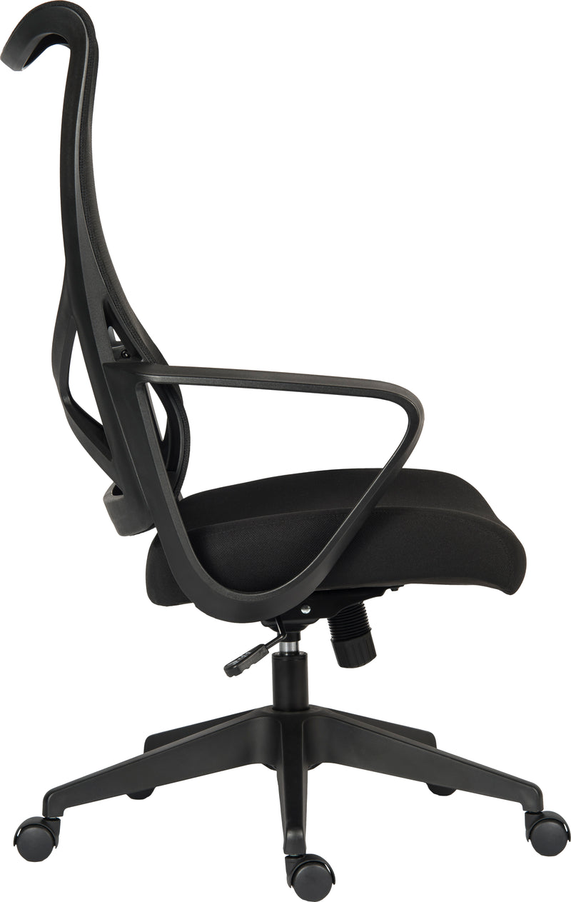 Teknik Office Contour Contemporary Mesh Executive Chair With Curved Aerated Back & Breathable Mesh Seat