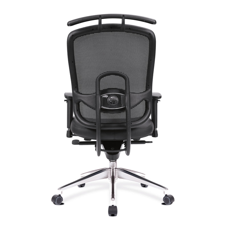 Freedom High Back Mesh Executive Chair With Coat Hanger & Chrome Base – Black - NWOF