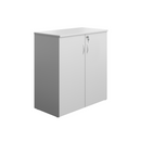 White Avora wooden cupboard with sleek design and storage shelves, made by TC for stylish home organization.