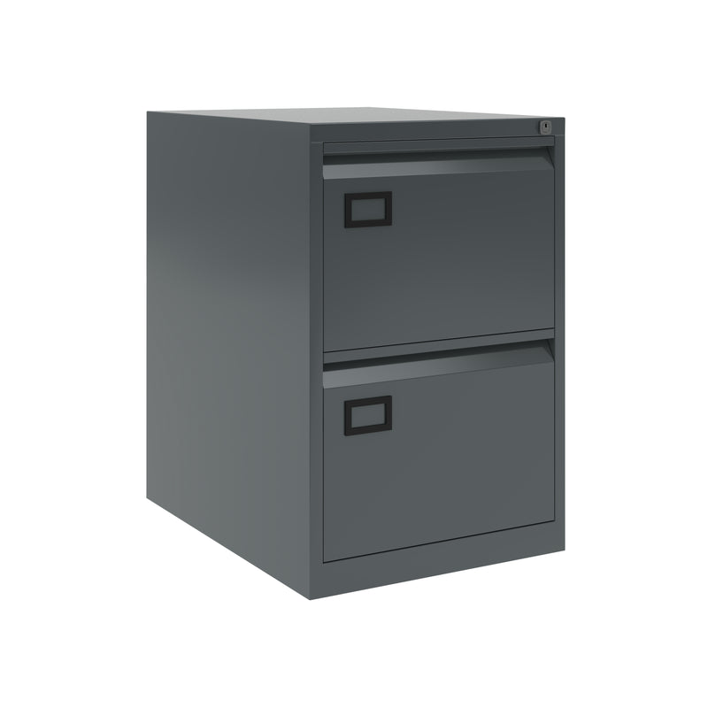 Bisley Volume 2 Drawer Foolscap Filing Cabinet