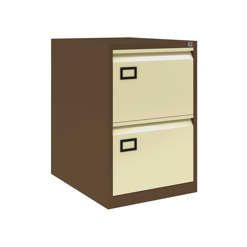 Bisley Volume 2 Drawer Foolscap Filing Cabinet