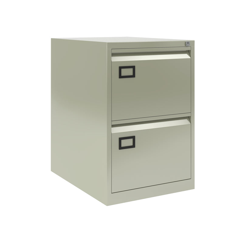 Bisley Volume 2 Drawer Foolscap Filing Cabinet