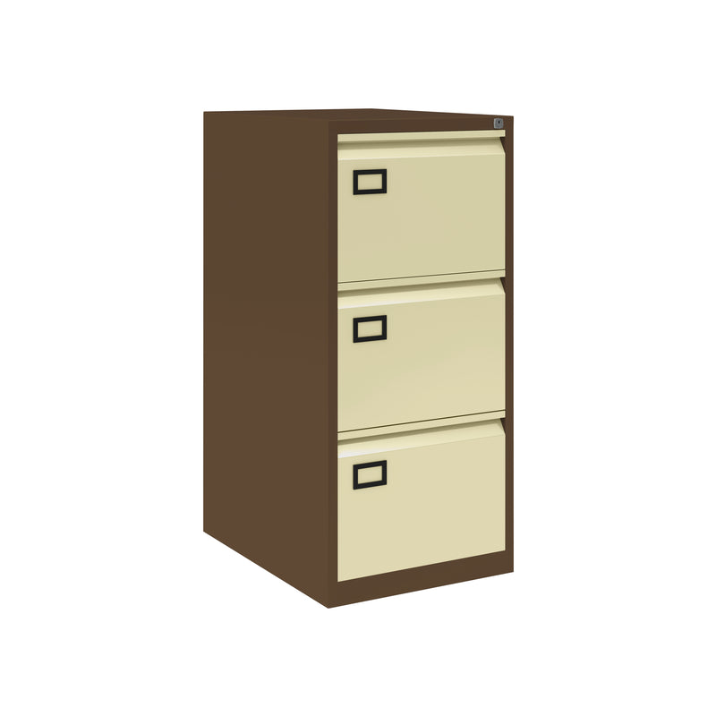 Bisley Volume 3 Drawer Foolscap Filing Cabinet