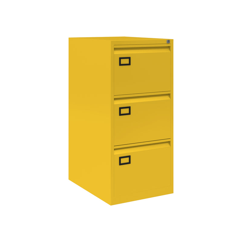 Bisley Volume 3 Drawer Foolscap Filing Cabinet